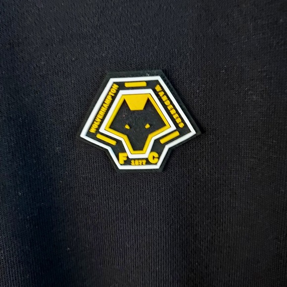 NWOT Wolverhampton Wanderers Wolves F.C. Track Suit Large Black White Team Gear‎ - Picture 5 of 16